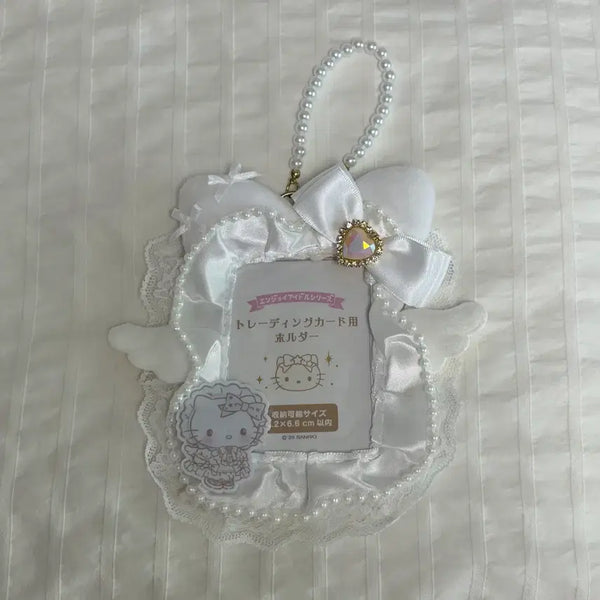 [BUNJANG] Sanrio Hello Kitty Enjoy Idol Pure White Angel Photocard Holder / 산리오 엔조이 아이돌 헬로키티 순백천사 엔젤 포카홀더 포토카드 홀더