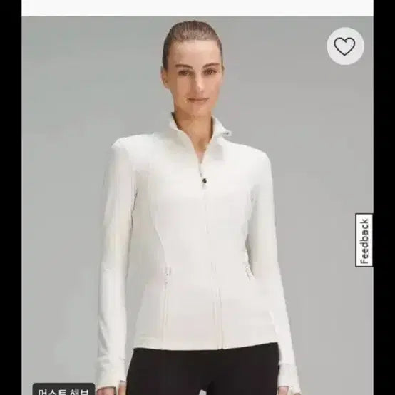 [BUNJANG] Lululemon Zip-Up Jacket Bone Size 6 / 룰루레몬 집업 자켓 본bone 6