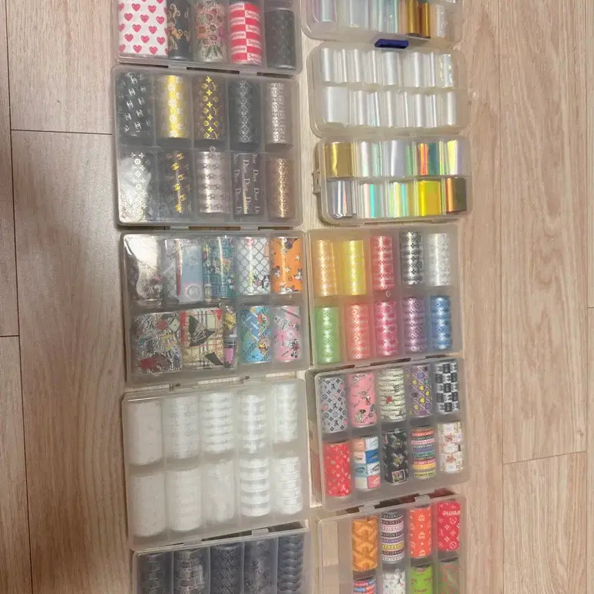 [BUNJANG] Nail Art Film Bundle Set / 네일 필름 처분 일괄판매