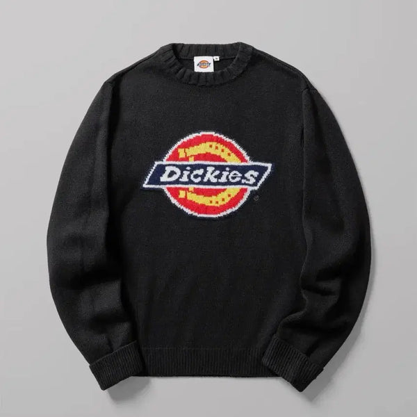 [BUNJANG] Dickies Tree Logo Pullover Knit Black (L) / 디키즈 트리 로고 풀오버 니트 Black (L)