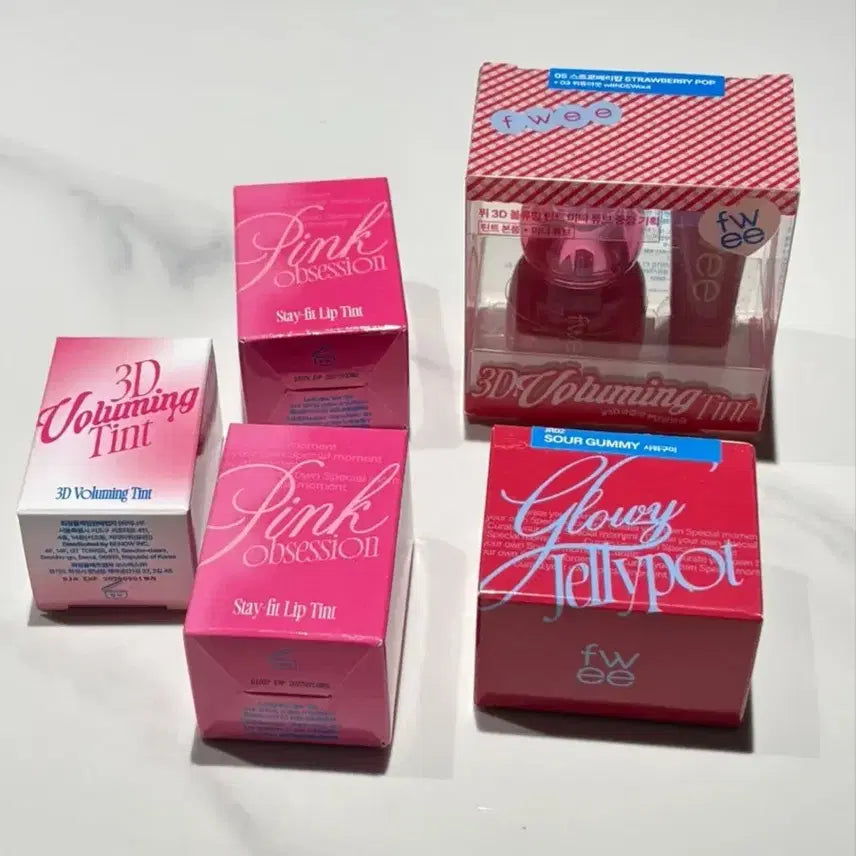 [BUNJANG] Ffio 3D Voluming Tint & Lip & Cheek Glowy Jelly Pot / 새상품 퓌 3D 볼류밍 틴트 & 립앤치크 글로이 젤리팟