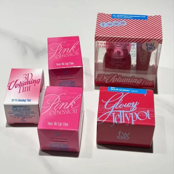 [BUNJANG] Ffio 3D Voluming Tint & Lip & Cheek Glowy Jelly Pot / 새상품 퓌 3D 볼류밍 틴트 & 립앤치크 글로이 젤리팟