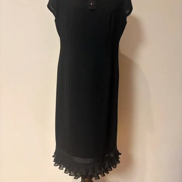 [BUNJANG] Black Frill Dress / 블랙 프릴 원피스