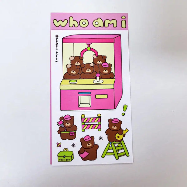 [BUNJANG] Lagom's House Who Am I Sticker / 라고미네집 who am i 스티커