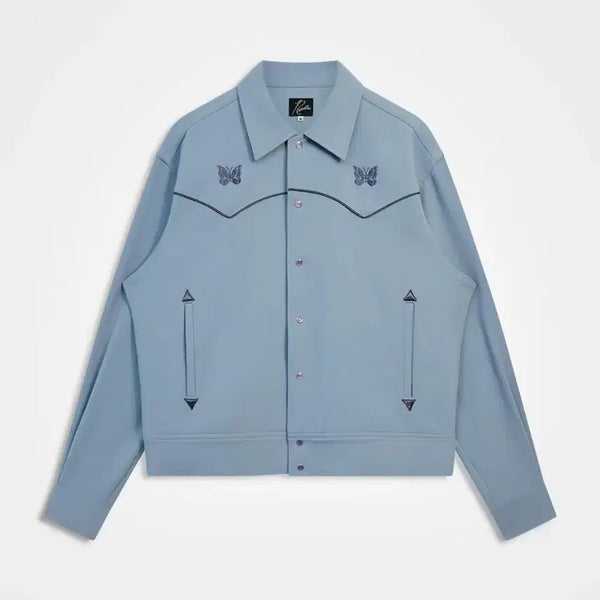 [BUNJANG] Needles Cowboy Jacket Suede Blue L / 니들스 카우보이 자켓 삭스 블루 L
