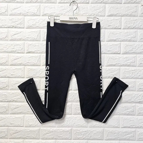 [BUNJANG] Sporty Leggings Black / 스포츠 레깅스