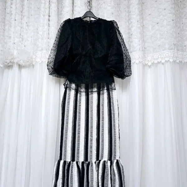 [BUNJANG] Anna Sui Organza Balloon Blouse / 안나수이) 오간자 블라우스