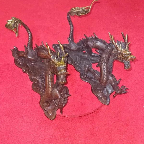 [BUNJANG] Antique Pair of Twin Dragons Sculpture (GuGuJak) / 명품 구구작.세월의 숨결을 담은 쌍용'조각상 한 쌍