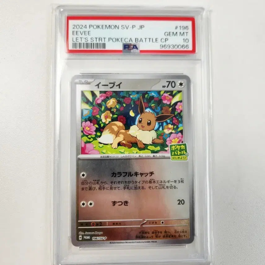 [BUNJANG] Pokemon Eevee Promo Card PSA 10 / 포켓몬카드 이브이 프로모 PSA10