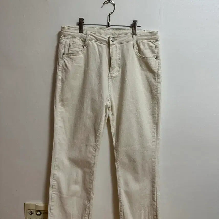 [BUNJANG] Ivory Slacks / [L] 아이보리 바지
