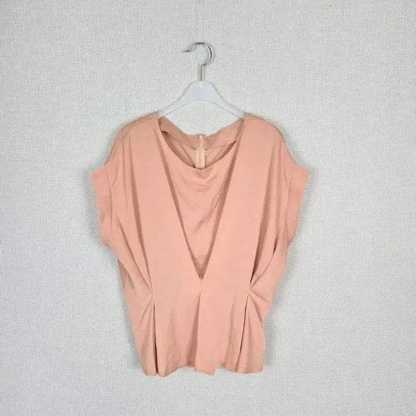 [BUNJANG] Peach Beige Dart Blouse / (#55,66추천)피치베이지 허리다트 블라우스