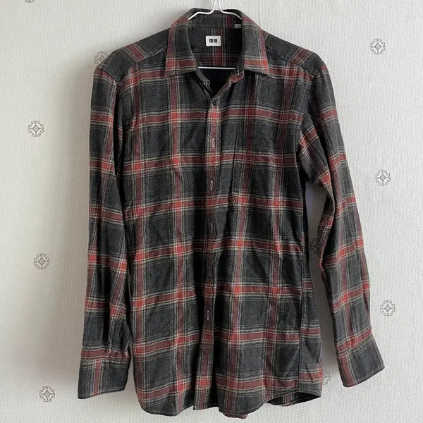 [BUNJANG] Uniqlo Checkered Shirt / 유니클로 체크남방 셔츠