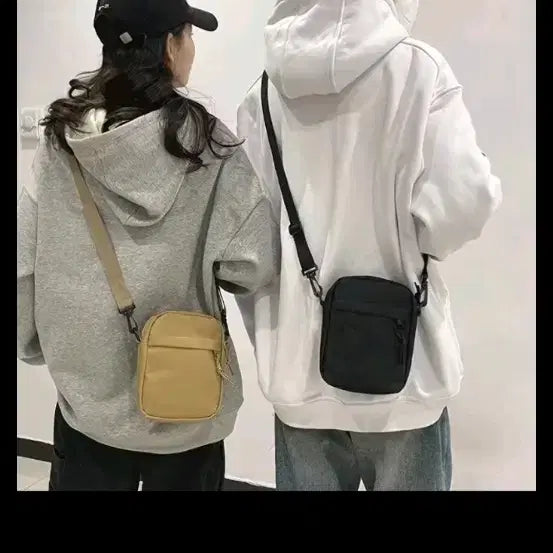 [BUNJANG] Black Mini Crossbody Bag / 깔끔한 블랙 미니 크로스백(새상품)