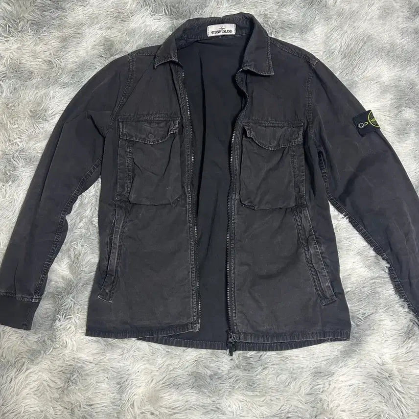 [BUNJANG] Stone Overshirt Jacket / 스톤 오버셔츠 자켓 S
