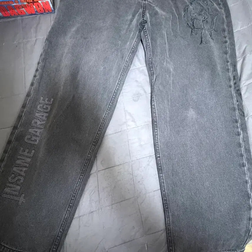 [BUNJANG] Insane Garage Denim Black Size 3 / 인세인개러지 데님 블랙 3사이즈
