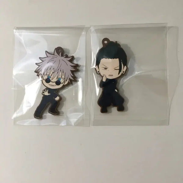 [BUNJANG] Jujutsu Kaisen Gojo & Geto Ichiban Kuji Rubber Charm Keychain / 고죠게토)주술회전 쿠지 러버참 키링
