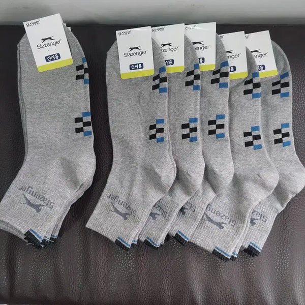 [BUNJANG] Slazenger 10 Pairs Premium Men's Socks / 슬레진저양말 10컬레고급형