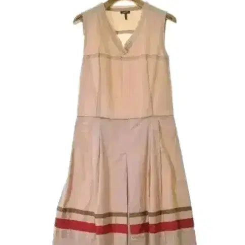 [BUNJANG] Jil Sander V-Neck Sleeveless Pintuck Dress / 질샌더 브이넥 핀턱 민소매 원피스