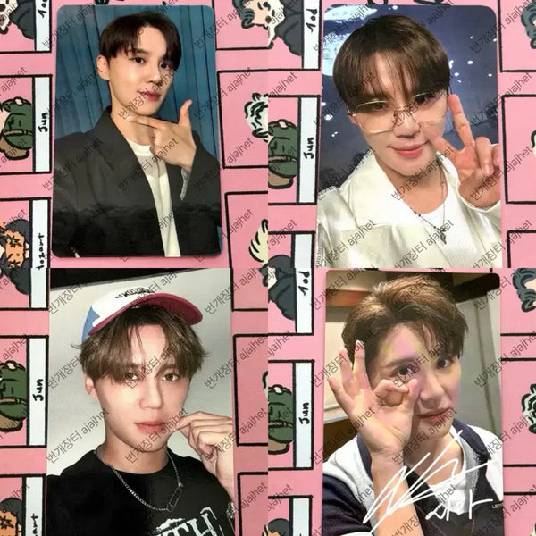 [BUNJANG] Kim Junsu XIA Photocard Set / 김준수 XIA 포토카드 4장