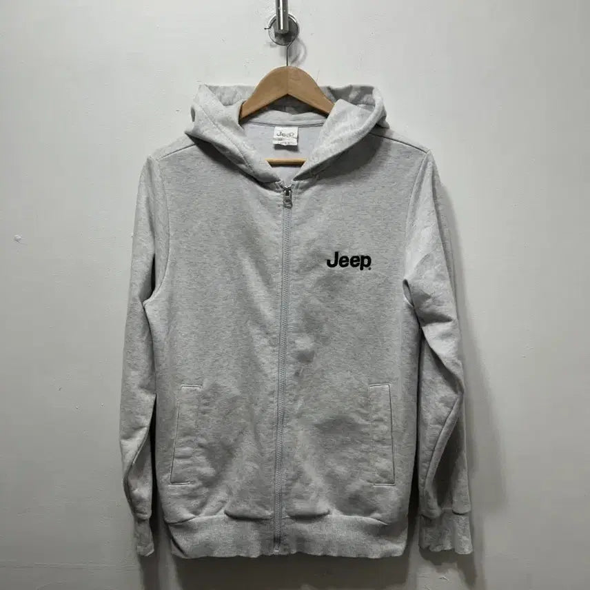 [BUNJANG] Jeep Hooded Zip-Up Gray M / 지프 후드 집업 그레이 M