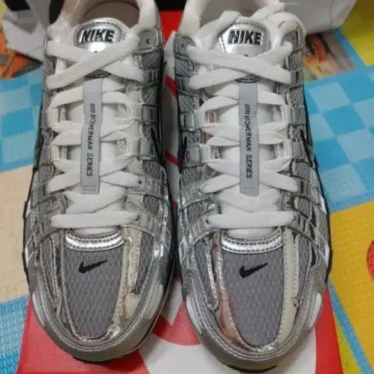 [BUNJANG] Nike P-6000 Metal Silver Running Shoes Size 260 / (새상품)나이키 P 6000 메탈실버 런닝화 팜.사이즈260