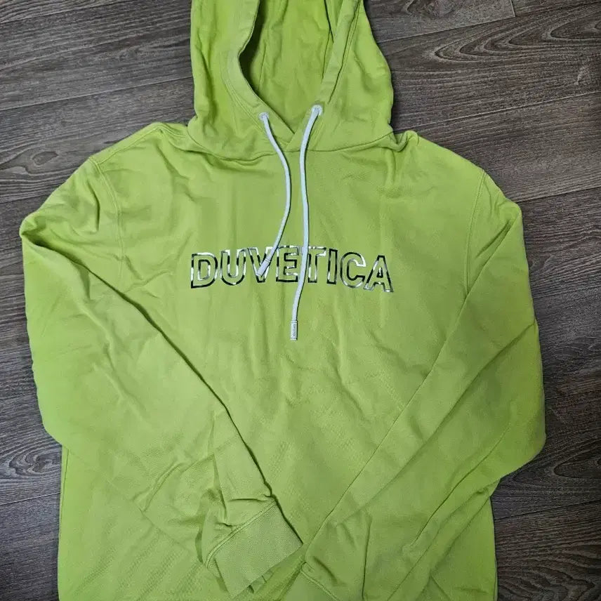 [BUNJANG] Duvetica Hooded T-Shirt Lime Green XL / 듀베티카 후드티 라임색(XL)