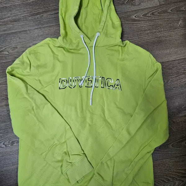 [BUNJANG] Duvetica Hooded T-Shirt Lime Green XL / 듀베티카 후드티 라임색(XL)