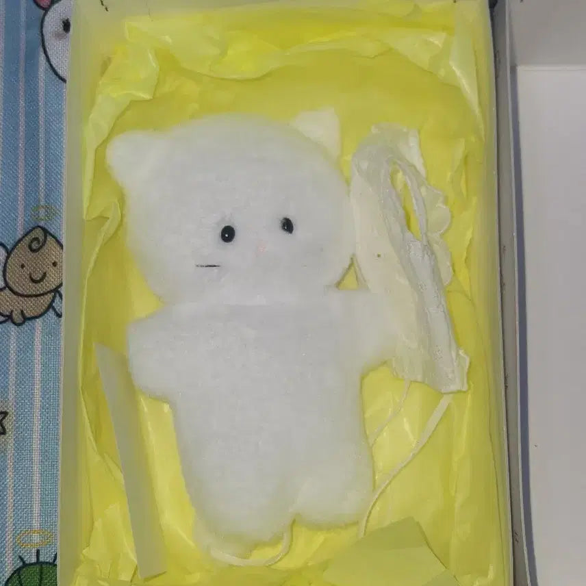 [BUNJANG] Mameta White Cat Handmade Plush / (6만원마켓)일본 마메타 작가님 시로고양이 핸드메이드 인형
