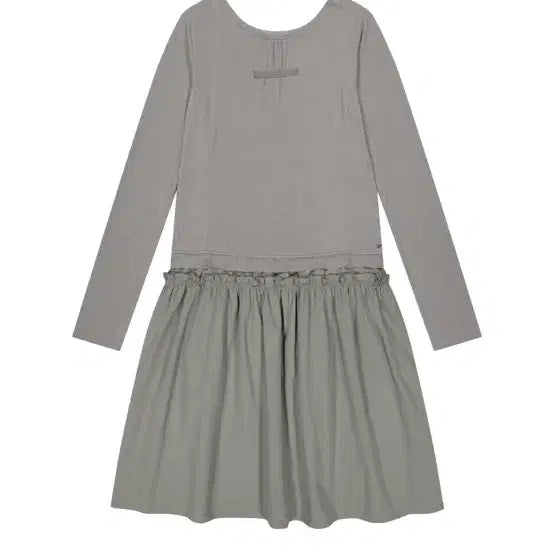 [BUNJANG] Koiseio Shirring Dress Light Khaki / 코이세이오 셔링 원피스 라이트 카키