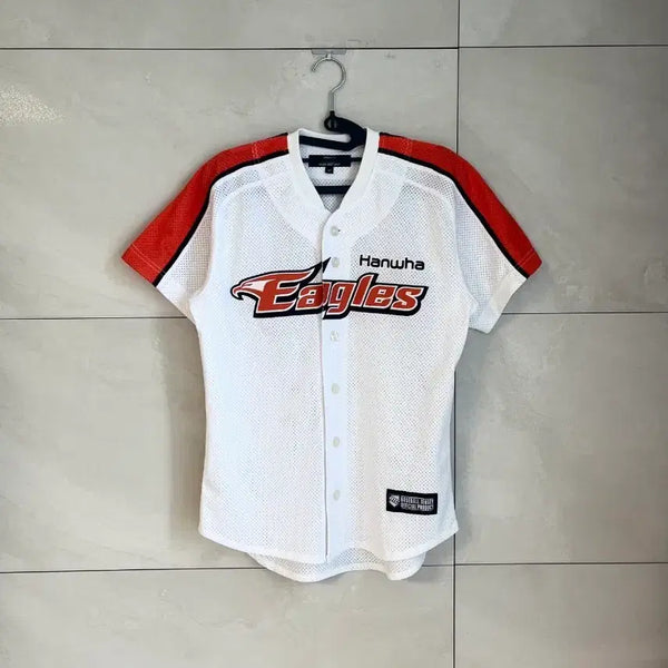 [BUNJANG] Hanwha Eagles Retro No-Name Baseball Jersey Size 85 / 한화 이글스 레트로 노마킹 야구 유니폼 [85]