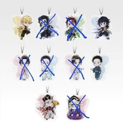 [BUNJANG] Demon Slayer: Swordsmith Village Arc - Ichiban Kuji F Prize Acrylic Keychain / 귀멸의 칼날 번개의 형제 제일복권 F상 아크릴 키링