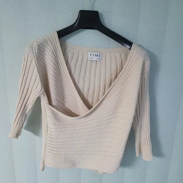 [BUNJANG] TIME RAPE Knit Top / 타임 랩 니트 탑(착샷있음)