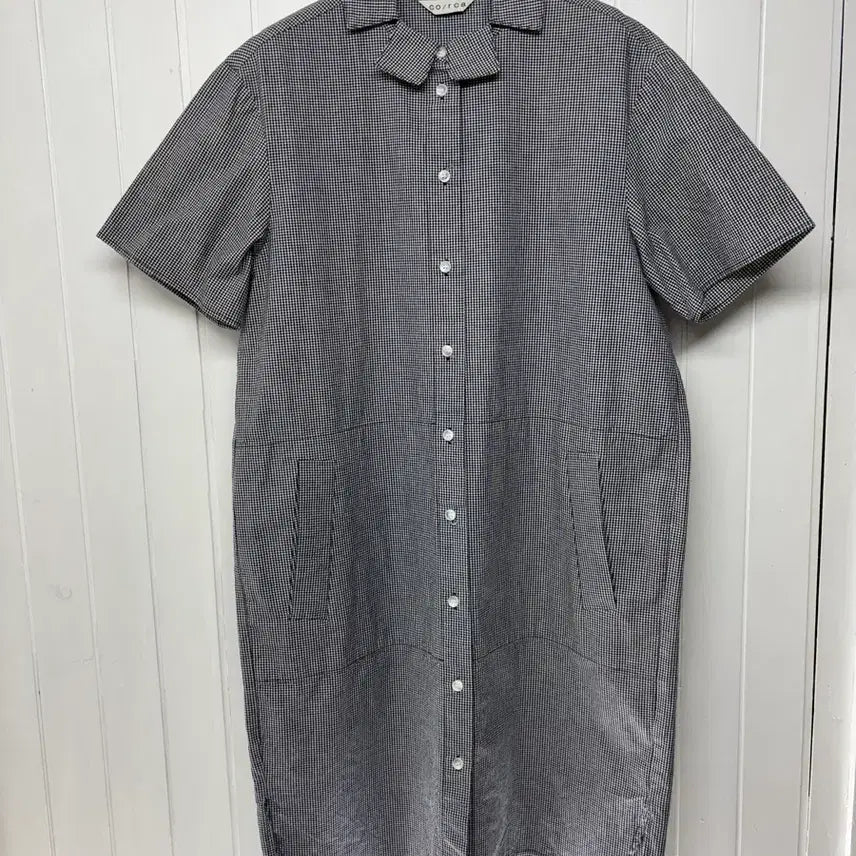 [BUNJANG] CORCA Check Pattern Shirt Dress / 코르카 체크 셔츠 원피스 Free(-66)  라