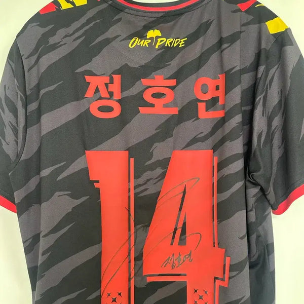 [BUNJANG] Gwangju FC Jeong Ho-yeon Player Signed Jersey (Size XL) / 광주FC 정호연 선수 유니폼 100사이즈