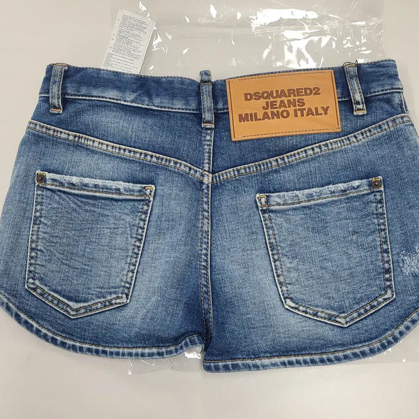[BUNJANG] Dsquared2 Women's Mid-Wash Denim Shorts Size 40 / 디스퀘어드2 여성 중청 데님 숏팬츠 사이즈40