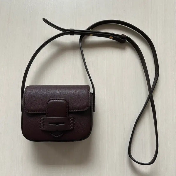 [BUNJANG] Mona Ç Moana Mini Crossbody Bag / 몽삭 모아나 소가죽 미니 크로스백