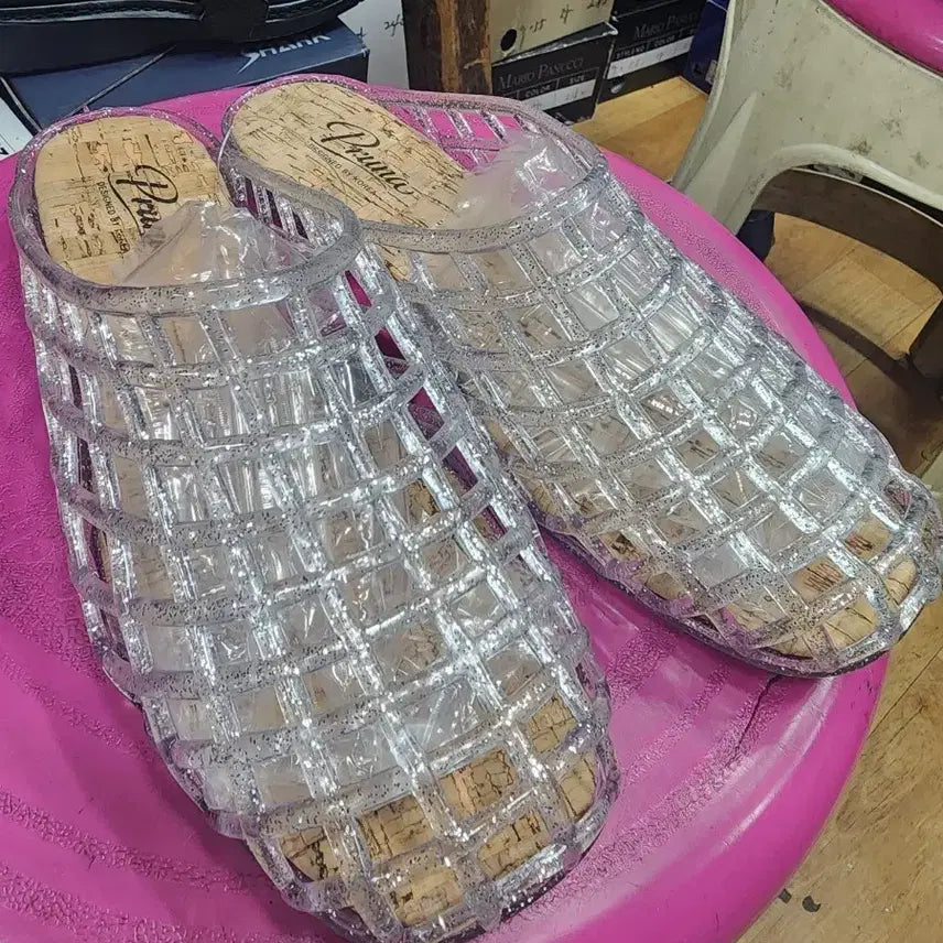 [BUNJANG] Prona Jelly Shoes Silver / [여름 신상 인기상품] 프루나 젤리 슈즈 실버 새상품