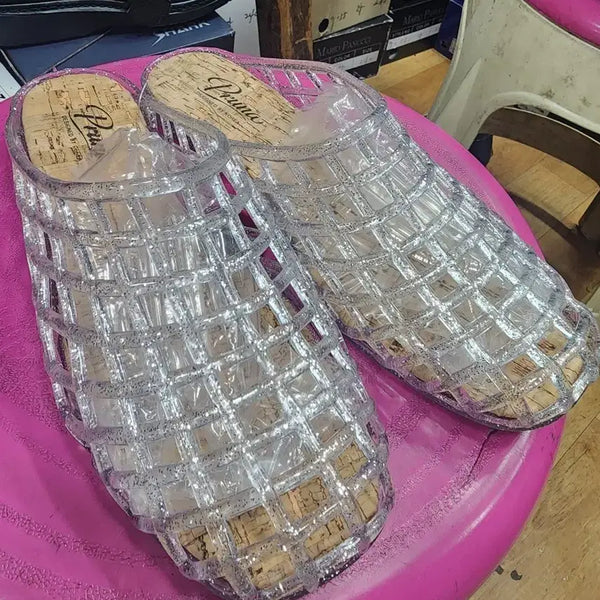 [BUNJANG] Prona Jelly Shoes Silver / [여름 신상 인기상품] 프루나 젤리 슈즈 실버 새상품
