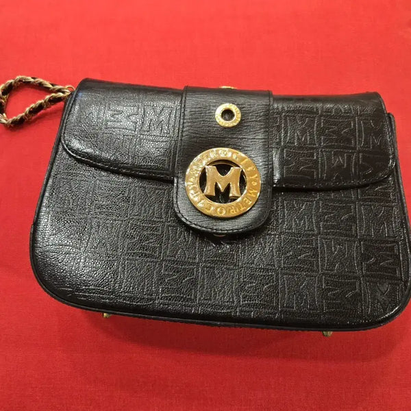 [BUNJANG] Metrogate Black Leather Chain Shoulder Bag / Crossbody Bag / 가방 여러개 체인 크로스백 숄더백