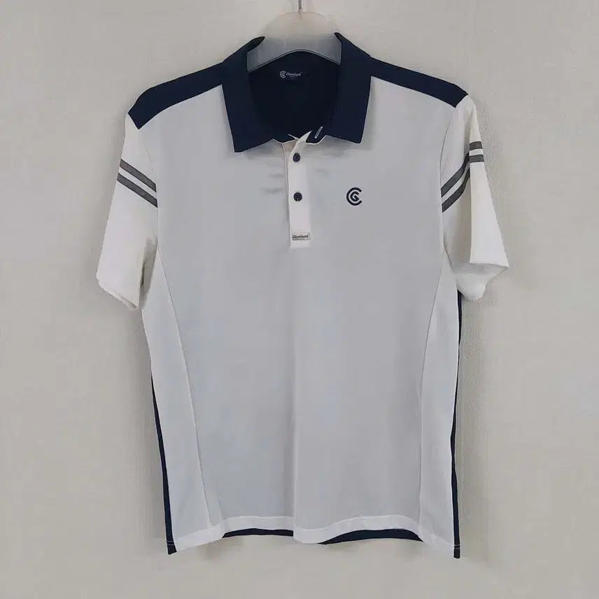 [BUNJANG] Cleveland Golf Men's Short Sleeve Polo Shirt (Size 100) / 클리브랜드골프 기능성 남성 반팔 카라티/100/구제24시/삼삼