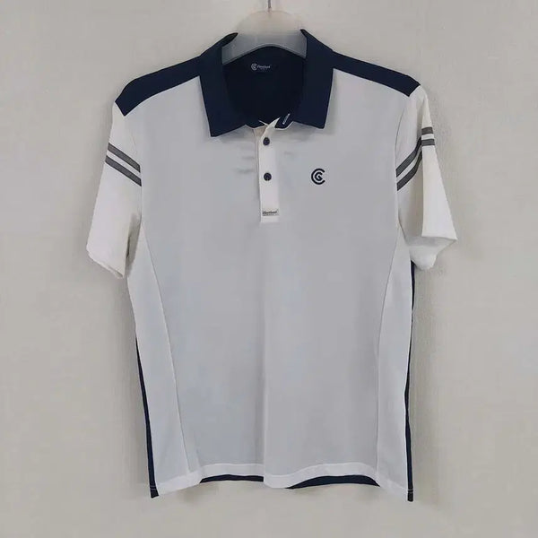 [BUNJANG] Cleveland Golf Men's Short Sleeve Polo Shirt (Size 100) / 클리브랜드골프 기능성 남성 반팔 카라티/100/구제24시/삼삼