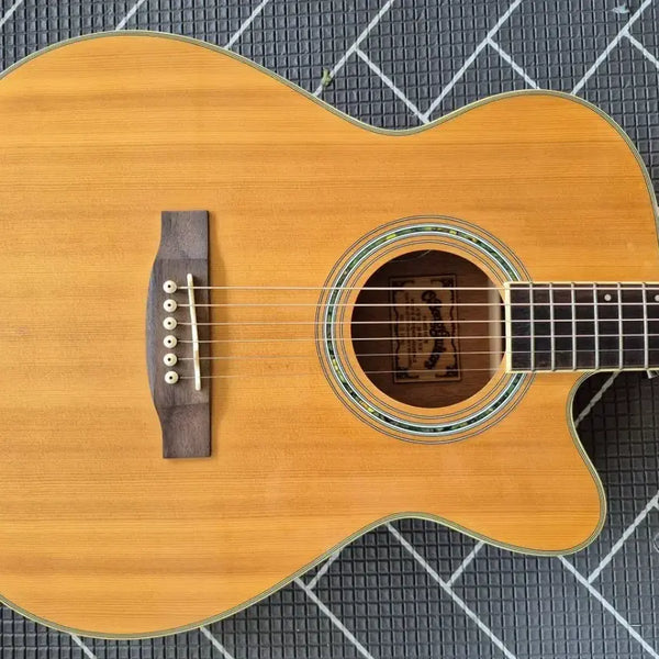 [BUNJANG] Obong Slim Body Cutaway Acoustic-Electric Guitar Heritage E / 슬림바디 픽업 통기타