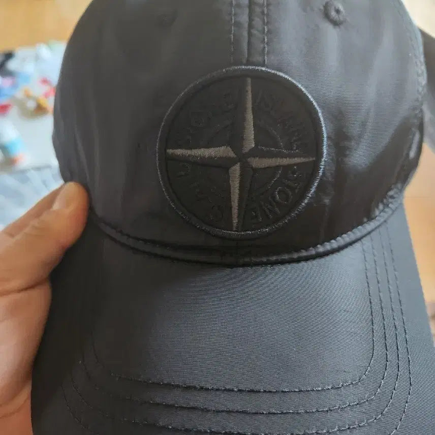 [BUNJANG] Stone Island Signature Ball Cap Black / 스톤아일랜드시그니처 볼캡