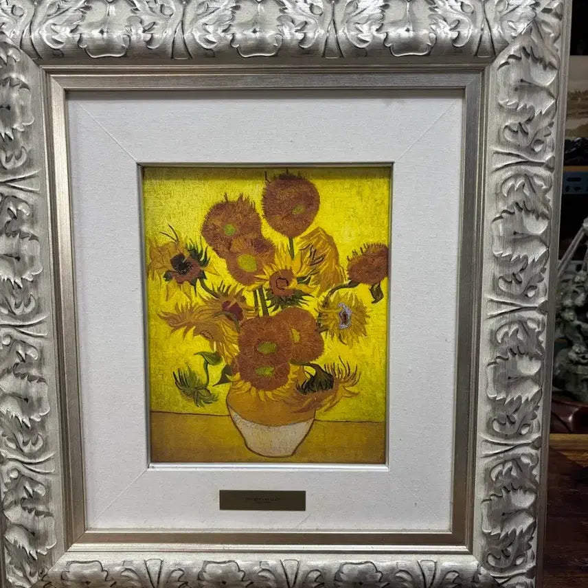 [BUNJANG] Sunflower Painting Framed / 해바라기 그림