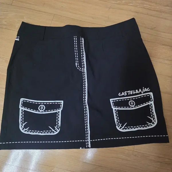 [BUNJANG] Castelbajac Black Golf Skirt / 까스텔바작 블랙 골프웨어 스커트 76 29~ 30 상태좋아요
