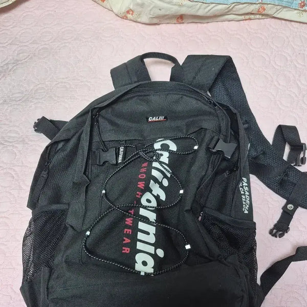 [BUNJANG] Cali Backpack Black / 캘리 백팩 블랙 California
