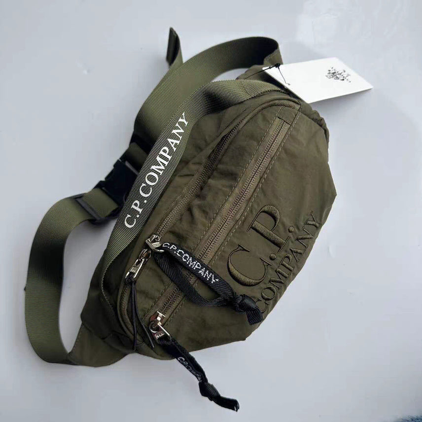 [BUNJANG] C.P. Company Nylon Logo Detail Hip Sack Sling Bag / C.P COMPANY 힙색 슬링백 남자가방