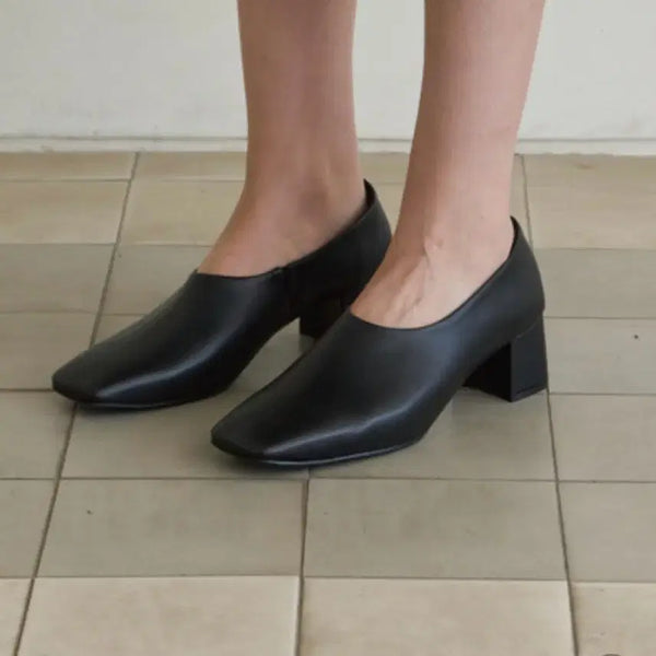 [BUNJANG] NUHAR NOA Pumps Square Toe High Heel Shoes / 누하르 구두 NOA pumps노아펌프스
