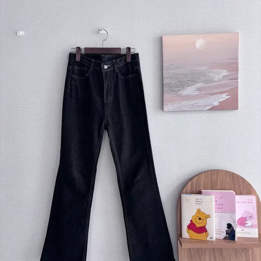 [BUNJANG] Raw Denim Bootcut Jeans / 생지흑청 부츠컷