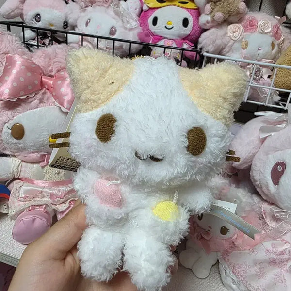 [BUNJANG] Sanrio Marshmallow Nekomoim Mascot Plush / 산리오 마슈마로 네코모임 마스코트 인형